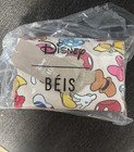 B  is Disney Mickey   Friends Medium Travel Pouch Cosmetic Bag White multicolor