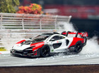 Cr Cm 1 64 White Red Senna Gtr Racing Sports Model Diecast Metal Car New