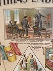 Knights Of Pythias Emblematic Chart Temperance Hall 1864 Washington Dc