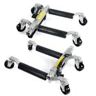 Stark Usa 4-pc Hydraulic Car Dollies 12  Wheel Lift Positioning Jack Auto Dolly