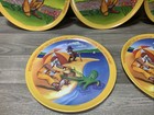 Lot Of 5 Vintage 1977 Mcdonald s  seasons  Plastic 10  Plates Ronald Mcdonald