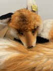 Sleeping Steiff Vintage Red Fox Sleeping 1540 30 With Ear Tag Laying Down