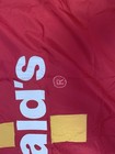 Vintage Mcdonald s Store 4  By 6  Red  Gold   White