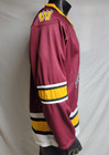 Chicago Wolves Ahl Ccm Hockey Jersey Adult Large Burgundy Black Yellow White
