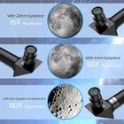 Telescope For Adults   Kids  70mm Aperture Astronomical Refractor Telescopes For