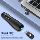 Rf 2 4 Ghz Presentation Clicker Wireless Presenter Usb Powerpoint Clicker Remote