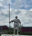 Rare Vintage Britains Ltd Knights Of Agoincourt Hollowcast Lead Figures Trio Set