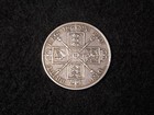 Df1 1890 Great Britain Sterling Silver Double Florin Coin