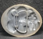 Xh21153 Very Cool Vintage 1990s   airforce Military Airborne   Mens Belt Buckle