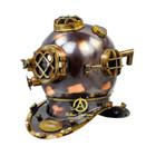 Vintage Mark V Diving Helmet   18   Us Navy Scuba Diver Helmet   Antique Nautica