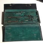 Vintage Keuffel   Esser Drafting Compass Sets In Original Case  See Photos