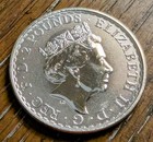 2022 Britannia 2 Pounds -  999 - 1 Oz Fine Silver  In Capsule  