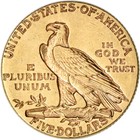 Us Gold  5 Indian Head Half Eagle - Xf Condition - Random Date