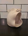 Art Pottery Fish Oregon Stoneware Signed Buermann Toothbrush Soap Holder  b1-g13