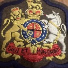 Vintage British Army Sandhurst  Regimental Sergeant Major Patch badge