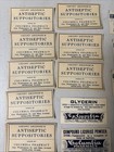 Vintage Columbia Drug Store Pharmacy Labels Unused Spokane  Washington Lot Of 15