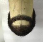 Fake Beard Full Hand Weaving Fake Beard Men s No Trace 100  Real Hair-movie Prop
