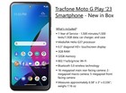 2-pack Tracfone Moto G Play With 1500 Talk   1500 Text   1500mb Data - Teal Case