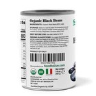 Organic Canned Black Beans     Unsalted Non-gmo Frijoles Negro  Made In Italy