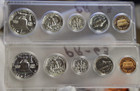  2  1963 Us Silver Proof Set Nice Coins In Clear Plastic Case