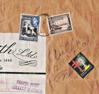 Bermuda Registered Package 1952 Parcel Post To Chestnut Hill Mass  Usa george Vi