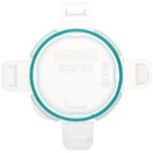 Snapware 7202r Clear Total Solutions Lid With Teal Blue Gasket - Made In The Usa