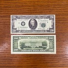 Ten Fake  20 Bills Money Cash Motion Picture Props Bling Educational Dollars