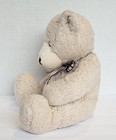 Animal Alley Cream Bear Plush Tan Sitting Stuffed Animal Bow Toys R Us 2000 11 