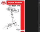 Mec Titan 60-s Diesel Ce Boom Man Lift Owners Service Parts Manual Pdf On Usb