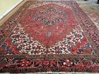 7x10 Or 7 X 9 10 Vintage Veg Dye Serapi Heriz Rug Antique Kazak Caucasian