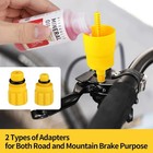 Brake Bleed Kit For Shimano Hydraulic Brakes  Brake Fluid Mineral Oil 120ml    