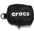 Crocs Jibbitz Pouch Zips Closed To Hold Your Small Items Black Nylon New Sealed