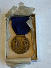 1931 George Washington Bridge Dedication Medal With Ribbon   Pin  original Box 