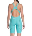 Arena Powerskin Women   s Size 26 St Next Open Back Aquamarine Blue Racing Swim