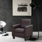 Modern Pu Leather Accent Arm Chair Couch Sofa Club Leisure Chair Living Room New