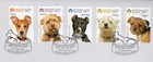 2010 Adopted Adoption Dog Stamps Australia P s Se-tenant Strip Fdc