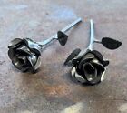 Hand Crafted Welded  Metal Single Rose By Mr  Welder llc