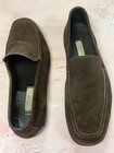 Prada-men s-brown Suede Leather-1497-loafers  Sz-12 italy used 