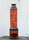Antique Brass Telescope Marine Nautical Leather Pirate Spyglass Vintage Scope