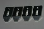 1 4 20  1 Inch  wide Body  Aluminum Clamp Set Of Four   No Hardware
