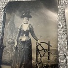 Lot Of   3   Tin Type Antique Photos Late 19th Century Early 20th Century