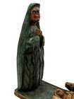 Vtg Mexican Primitive Hand Carved Wood Folk Art Nativity Mary Joseph Baby Jesus