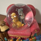 Lady And The Tramp Disney Snow Globe     Musical Collectible  tested   Working 
