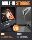 Votrek   Box Cutter Retractable  Metal Utility Knife   built-in Black