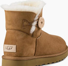 Ugg Classic Mini Bailey Button Ii Chestnut black