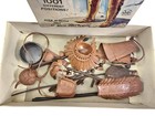 Vintage Marx Chief Cherokee Movable Indian Figure Parts Box Accessories 1960s