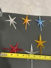 Vintage Ceramic Cristmas Tree Peg Star Topper  4   x2 1 2    3 16    Shank Size Nos