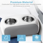 2x Stainless Steel Cup Drink Holder Blue Led For Car Boat Truck Marine Camper Rv