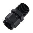 6an Female To 3 8  Npt Male Swivel Fitting Aluminum 6an To 3 8npt Straight