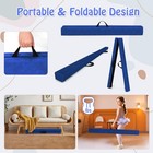 Giantex 9ft Balance Beam  Folding Gymnastics Beam W carry Handles  Floor Foam